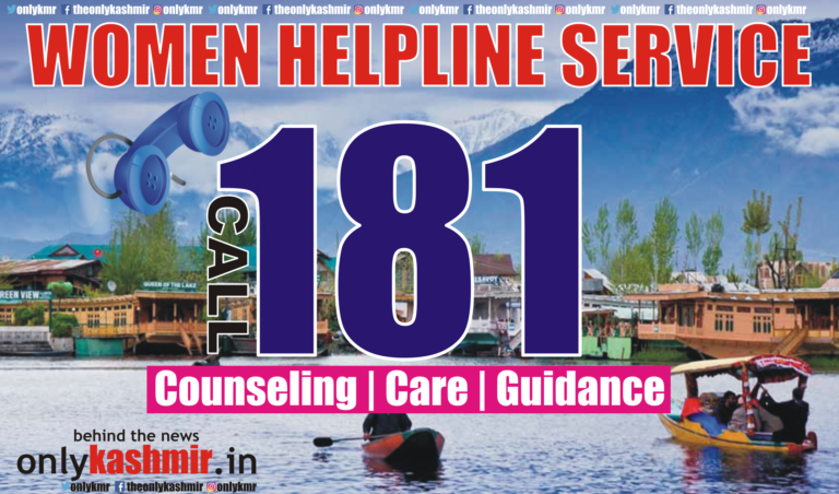 J&K women gets ‘Helpline Service’ 181