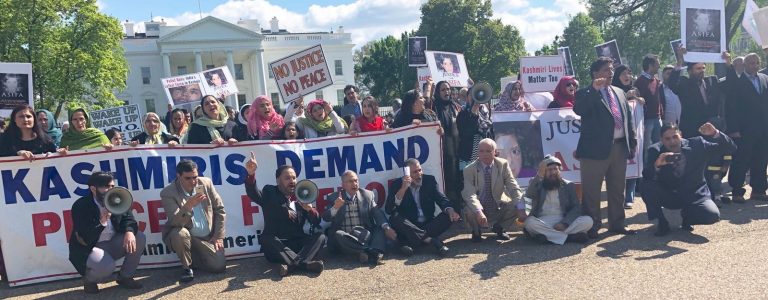 Justice for Kathua Rape & Murder Victim demanded outside White House