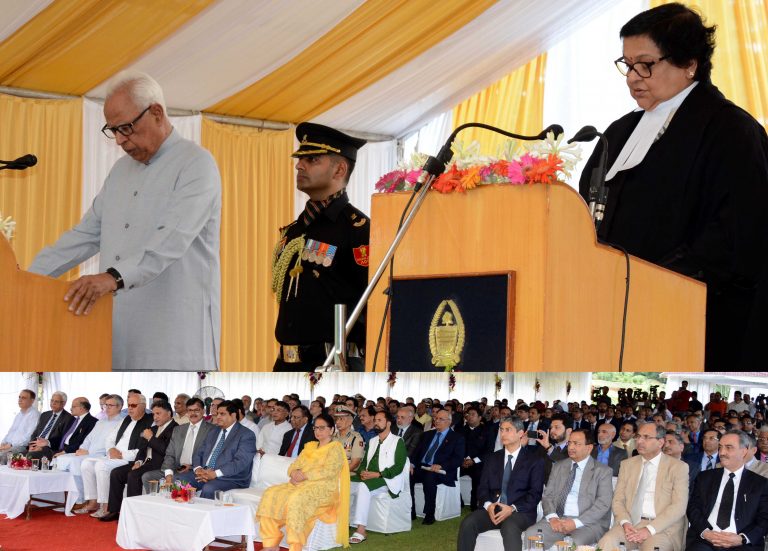 Justice Geeta Mittal took oath as first woman Chief Justice of J&K