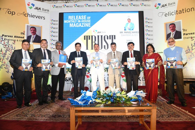 JK Bank unveils ‘TRUST’ In-House magazine for skill and knowledge upgradation