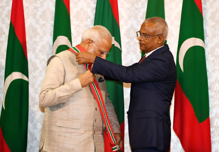 Maldives confers country’s highest honor on PM Narendra Modi