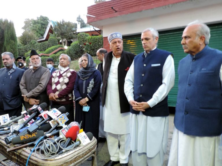 Political parties in J&K formed alliance for Special Status, resolution of K-Issue