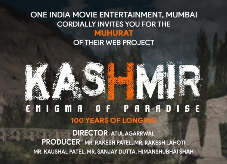 Atul Agarrwal begins shooting web series named ‘Kashmir – Enigma of Paradise’