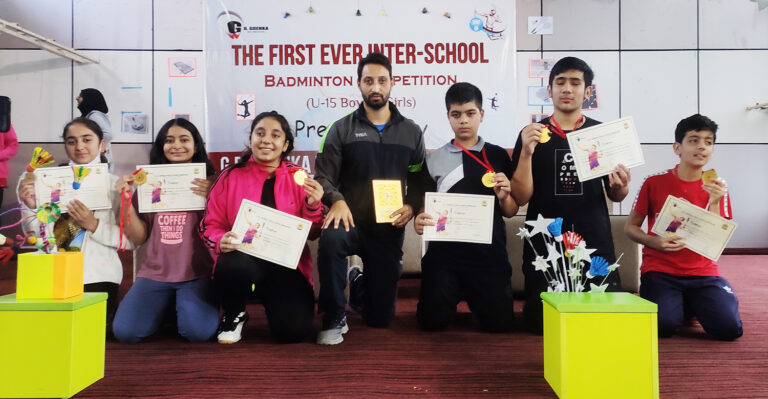 DPS Srinagar wins a rich haul in inter-school badminton championship