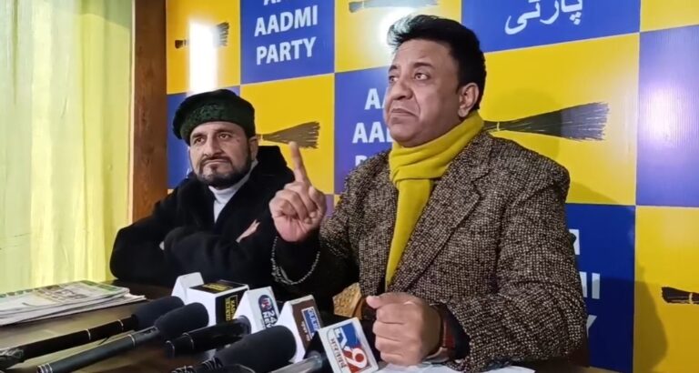 Aam Aadmi Party leadership under threat in J&K, alleges Dr. Nawab