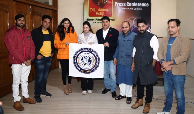 J&K Peace Foundation felicitates Dil Maange More team