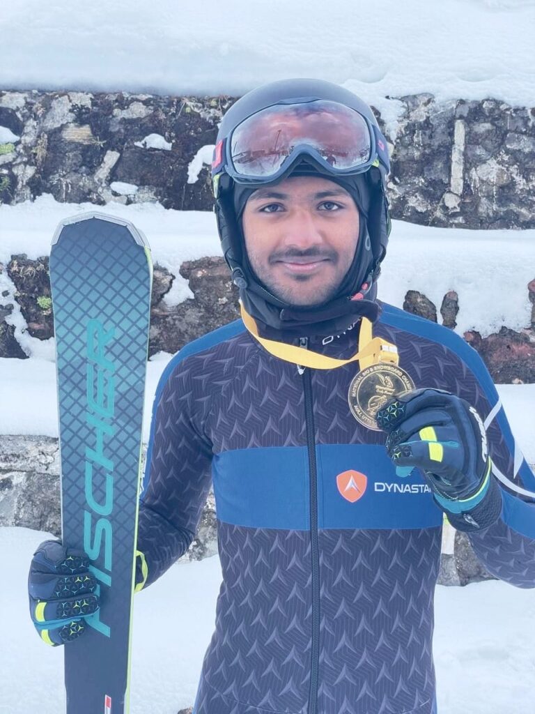 Kashmir’s skier Romaan ul Madina to represent India in Korea