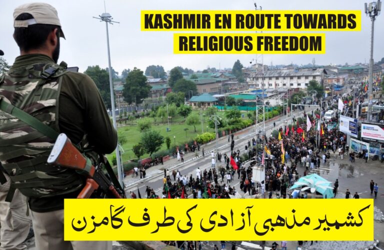 Kashmir en route towards religious freedom