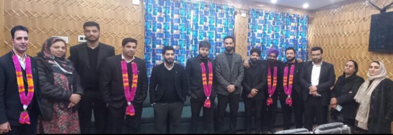 Lawyers’ community re-elects young Adv. Waseem Gul as President Kashmir Advocates Association