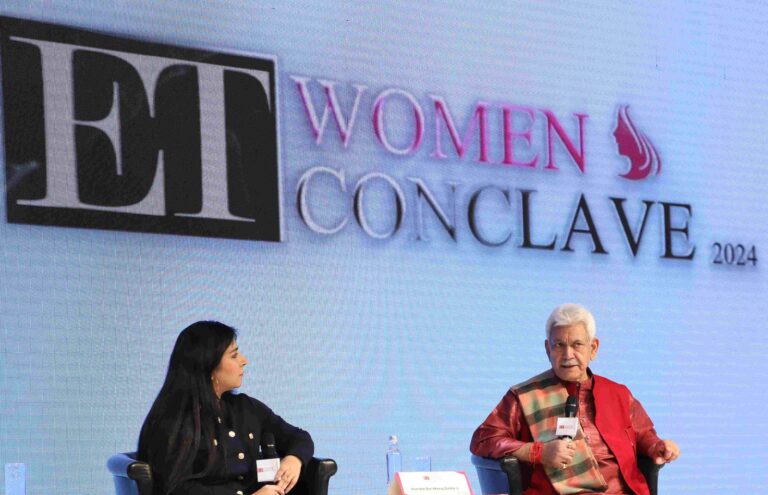 Women Entrepreneurs shaping future of J&K: LG Sinha at ET Women Conclave-2024