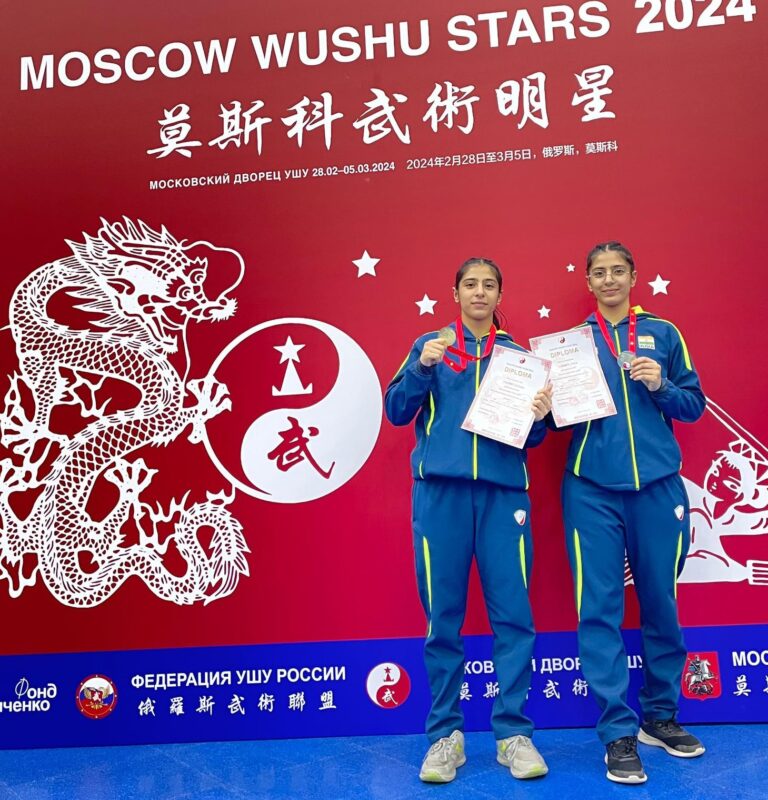 Chishti Sisters of Kashmir clinch Gold Medal at Russian Moscow Stars Wushu International Championship