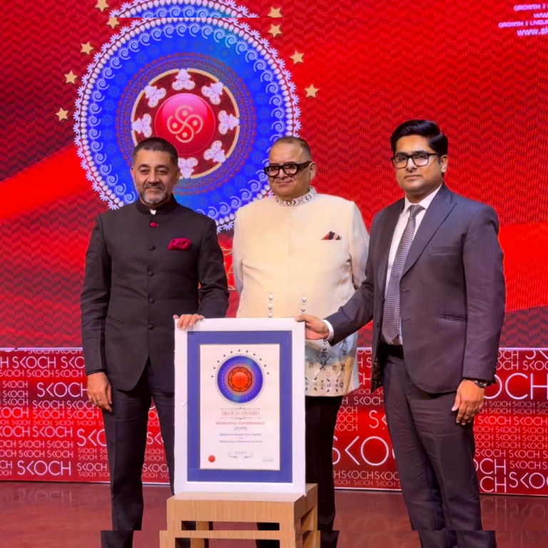 Srinagar Smart City wins SKOCH Award for Excellence in Sustainable Transport System